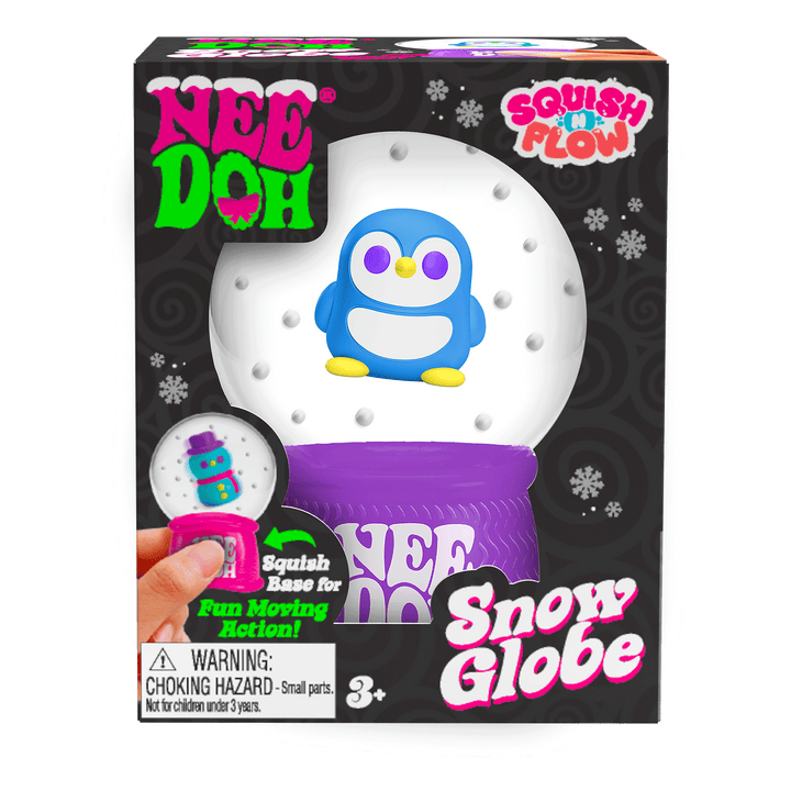 NeeDoh Squish N Flow Snow Globe ZBUF 1