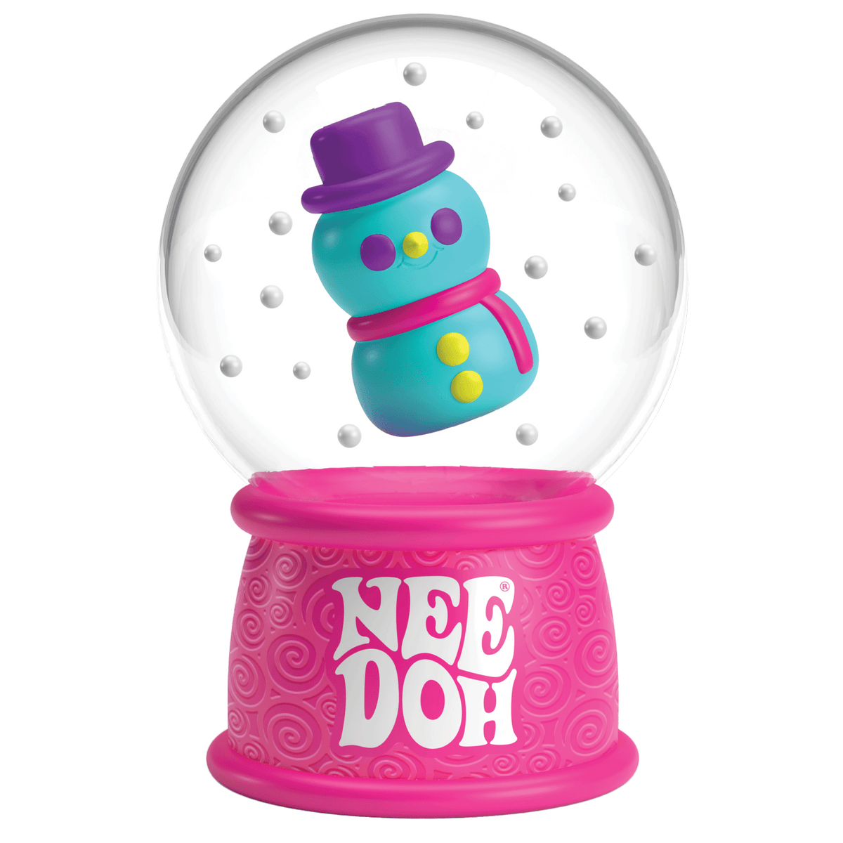 NeeDoh Squish N Flow Snow Globe ZBUF