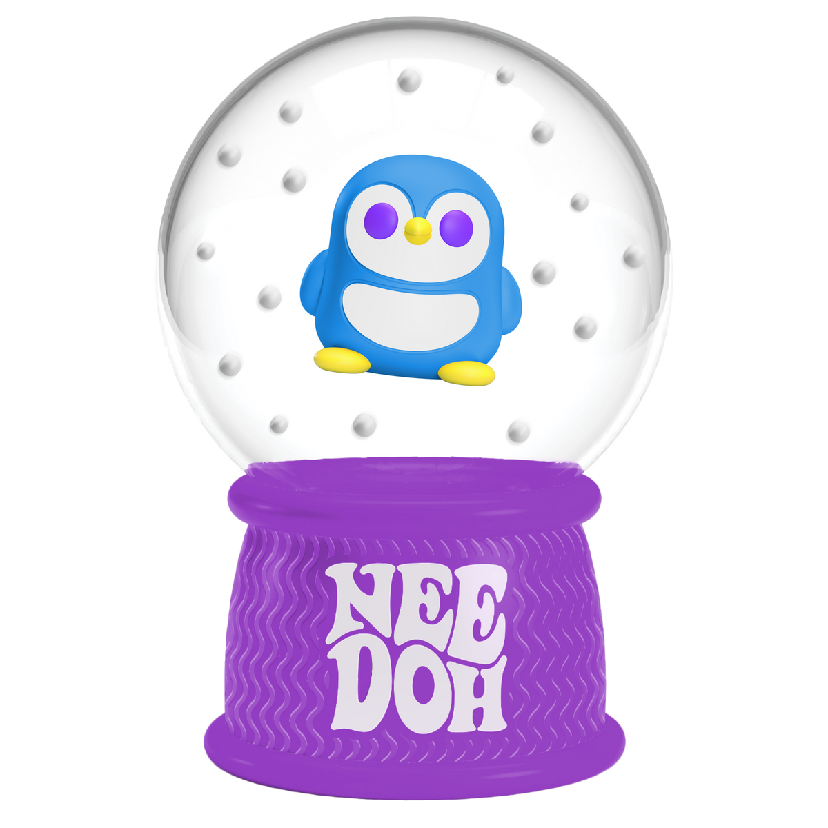 NeeDoh Squish N Flow Snow Globe ZBUF