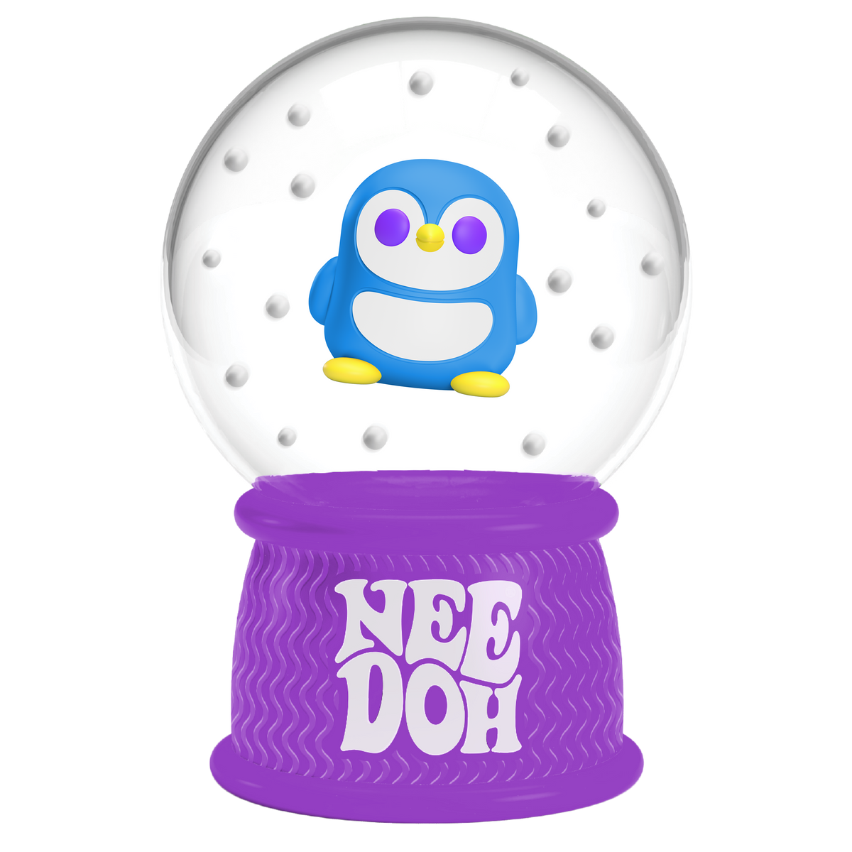 NeeDoh Squish N Flow Snow Globe ZBUF